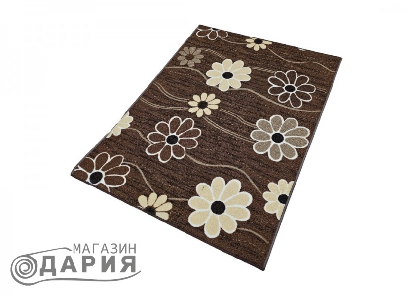 Мокетен килим Flora brown P